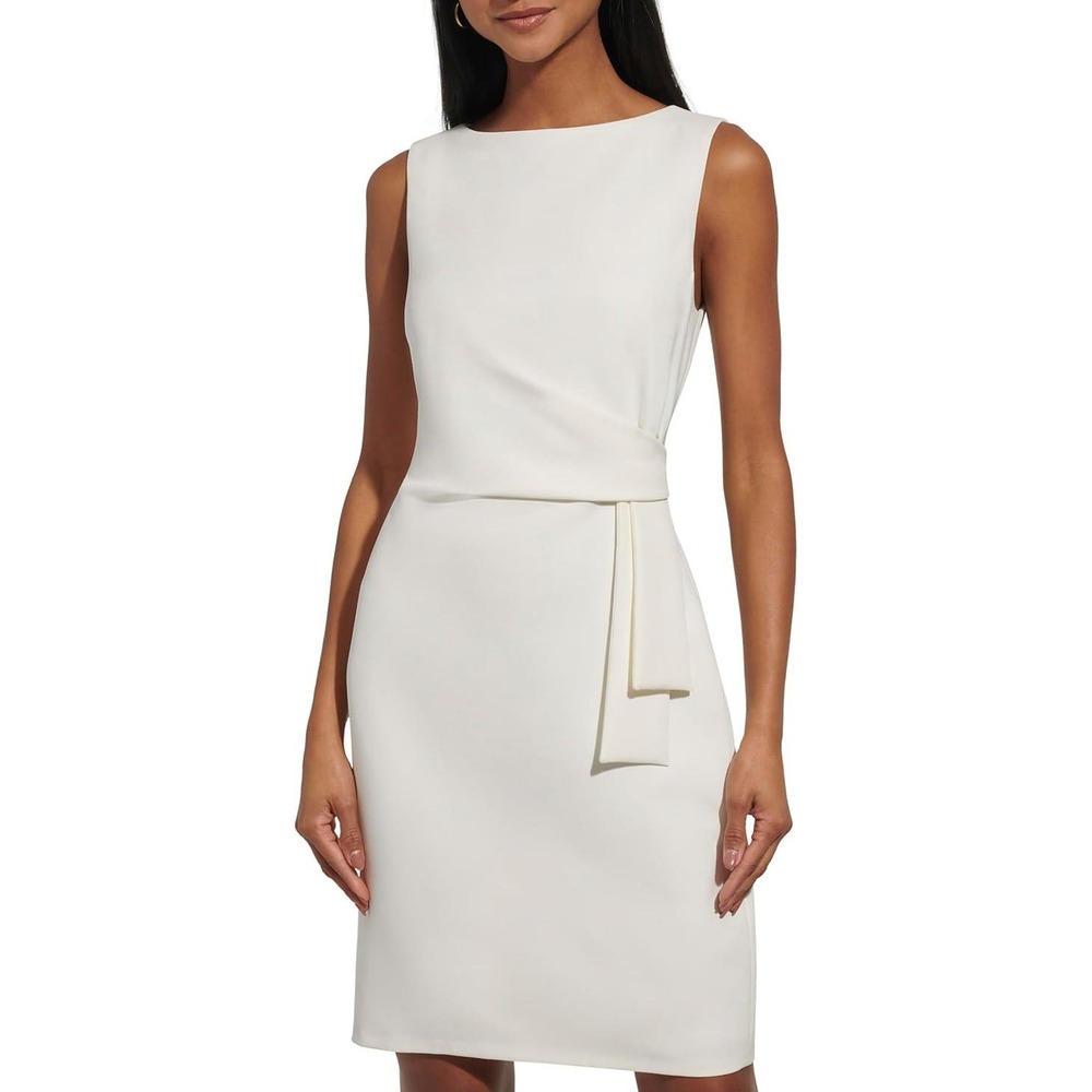 Tommy Hilfiger Sleeveless Crepe Sheath‎ Dress Size 16
